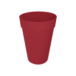 loft urban round high 42cm rojo teatro